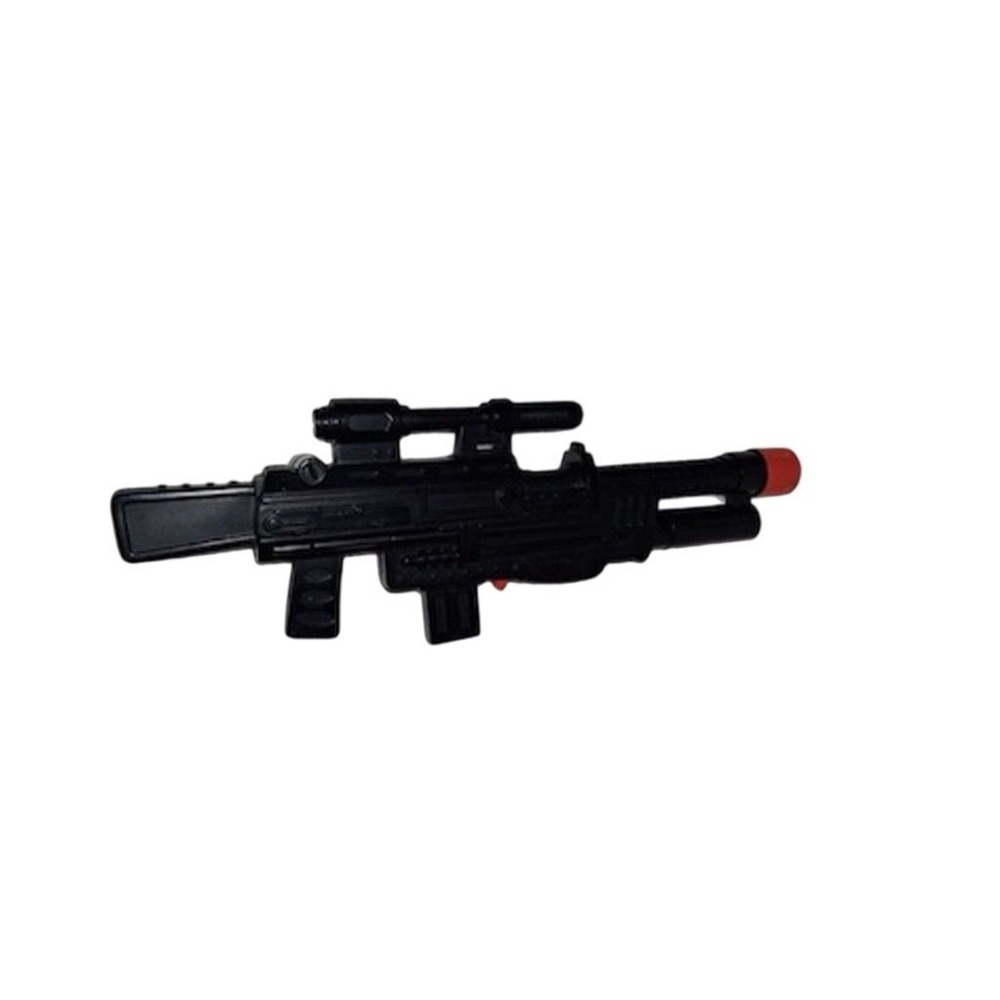 Vintage Mattel Toy Rifle for Action Figures Black with Red Tip
